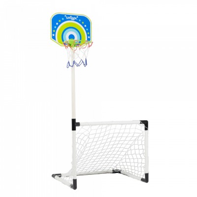 Kids toys LED hover soccer set with basketball board