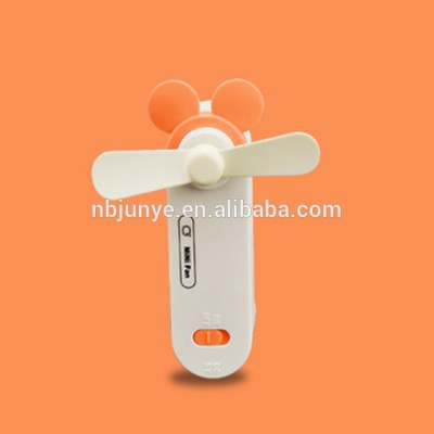 2018 Hot sale Cute Mini Handy Fan With Rabbit Ear