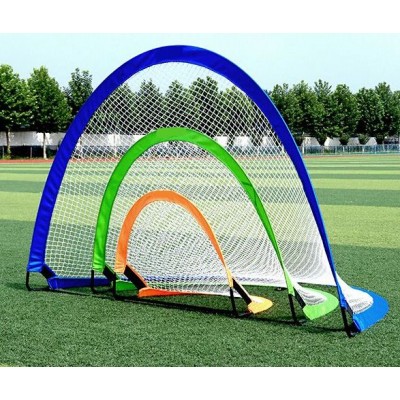 Portable folding soccer goal